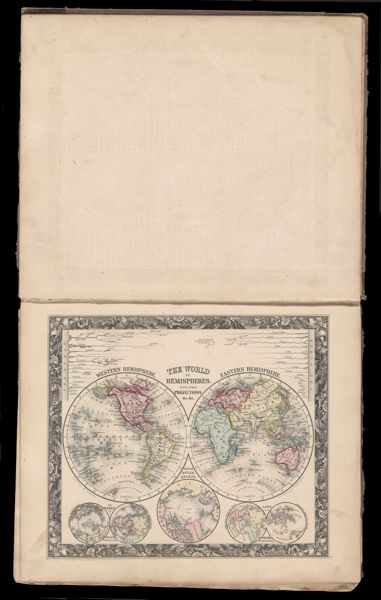 The World -- Eastern and Western Hemispheres.