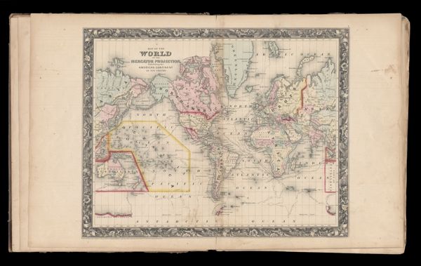 The World -- Mercator's Projection.