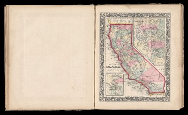 California. / Map of the Settlements in the Valley of the Great Salt Lake Country, Utah. / Harbor of San Francisco.