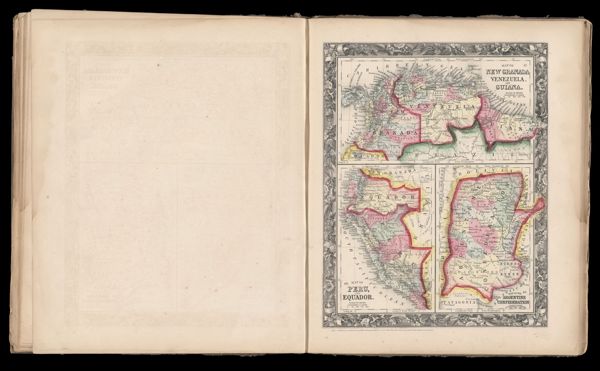 New Grenada, Venezuela, and Guiana. / Ecuador and Peru. / Argentine Confederation.