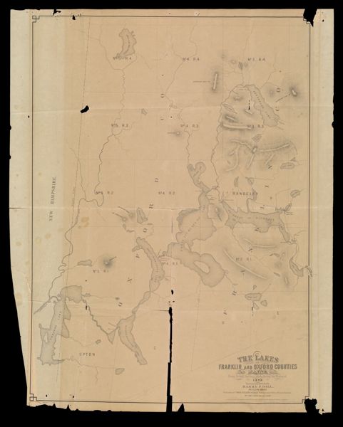 The lakes of Franklin and Oxford counties, Maine