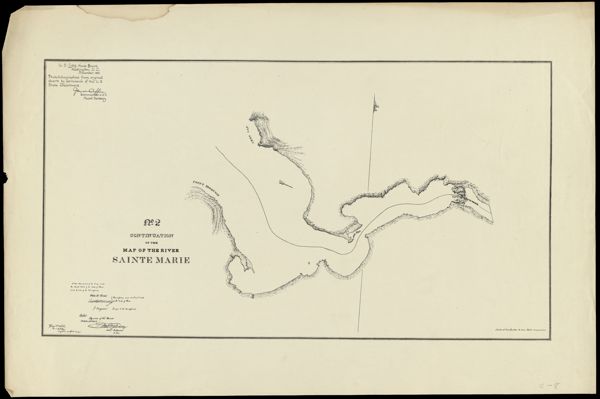 No. 2 Continuation of the Map of the River Sainte Marie