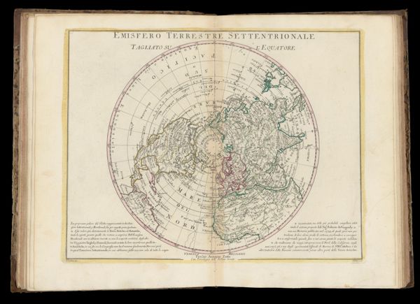 Emisfero Terrestre Settentrionale Tagliato su l'Equatore