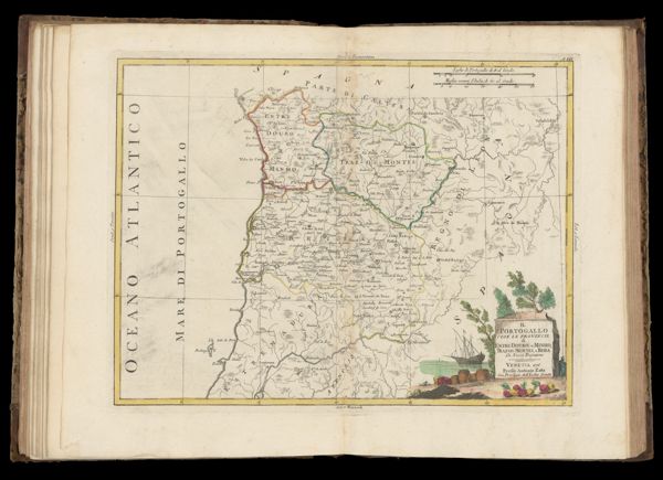 Il Portogallo cione'le Provincie di Entre Douro, e Minho, Traz-os-Montes, e Beira di Nuova Projezione