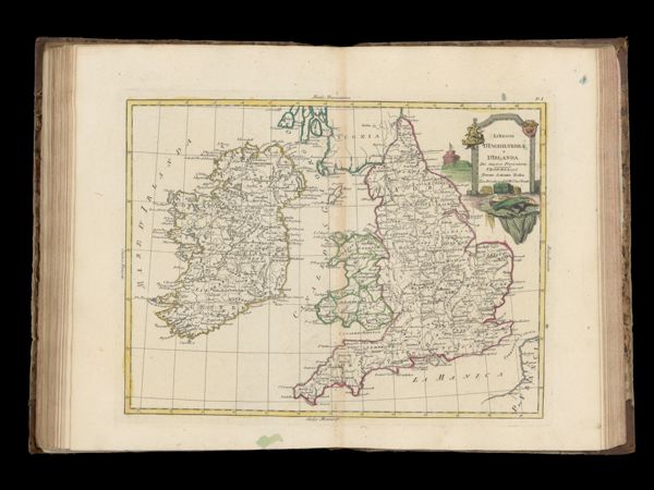 Li Regni d' Inghilterra e d' Irlanda di nuova Projezione