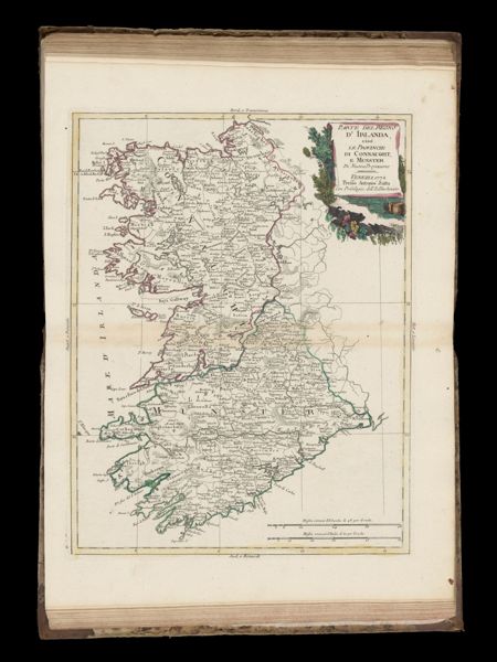 Parte del Regno d' Irelanda, cioè le provincie di Connaught, e Munster di Nuova Projezione