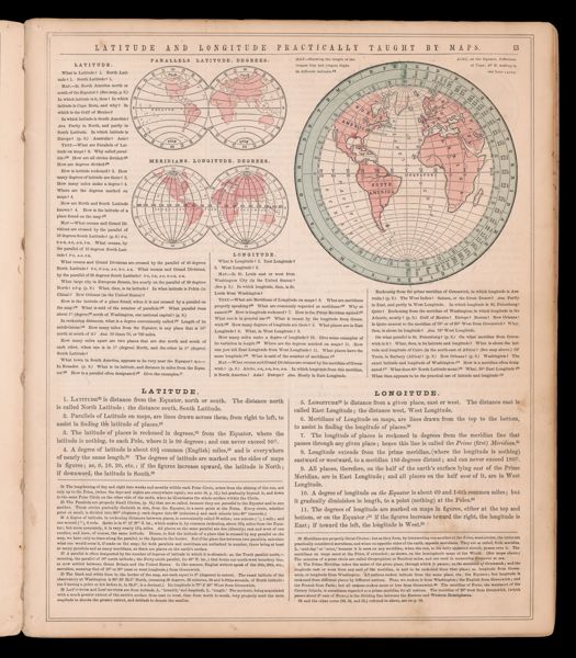 Latitude and Longitude practically taught by maps.