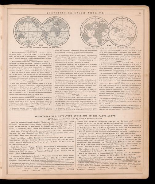 Questions on South America.