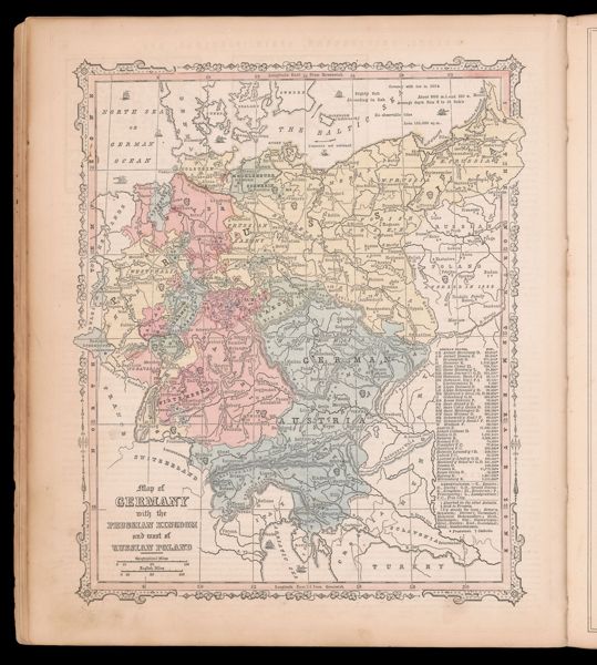 Map of Germany wuth the Prussian Kingdom and most of Western Poland