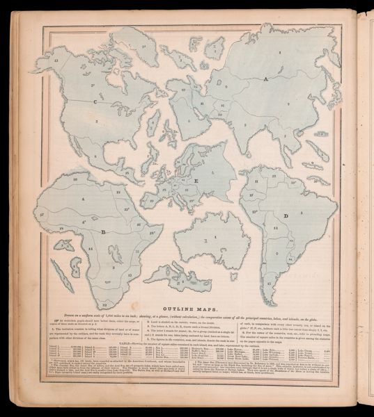 Outline maps.