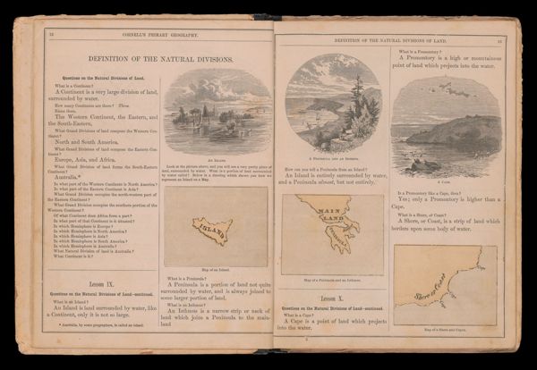 Definitions of the natural divisions. / Definitions of the natural divisions of land.