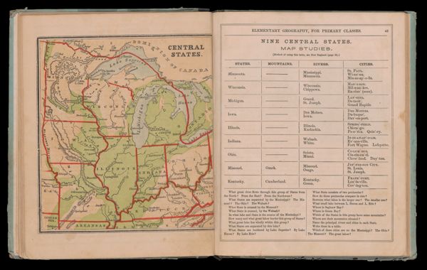 Section IV. Nine central states.