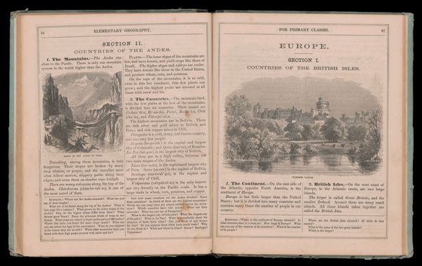 Section II. Countries of the Andes. / Europe. Section I. Countries of the British Isles.