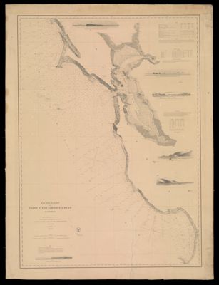 Pacific Coast from Point Pinos to Bodega Head, California from a trigonometrical survey under the direction of A.D. Bache, Superintendent of the Survey of the Coast of the United States