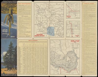 State Highway Department Road Map of Arizona