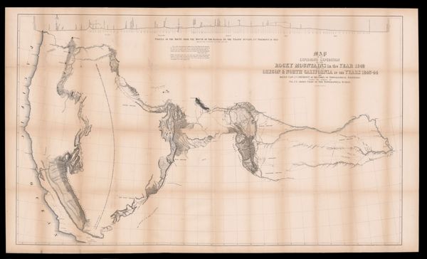 Map of an Exploring Expedition to the Rocky Mountains in the year 1843. Oregon and North California in the year 1843-44