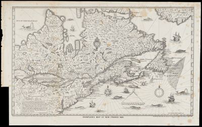 Champlain's Map of New France 1632