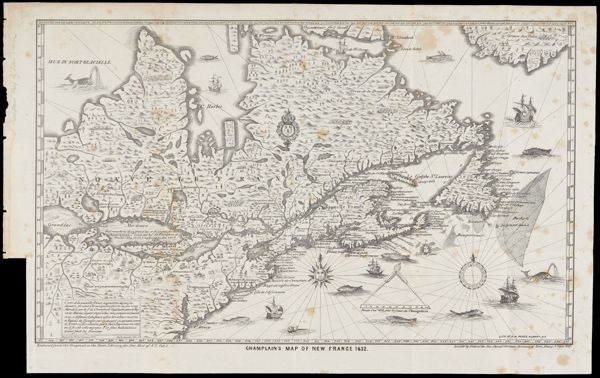 Champlain's Map of New France 1632