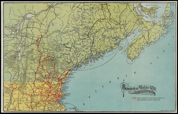 Boston and Maine R. R. and Controlled Lines.