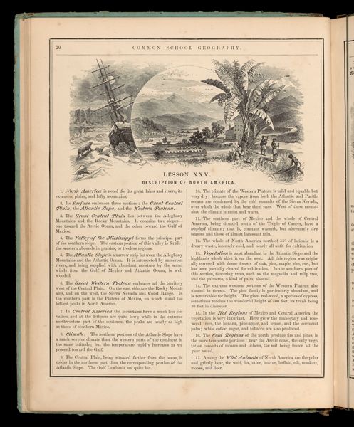 Lesson XXV. Description of North America.