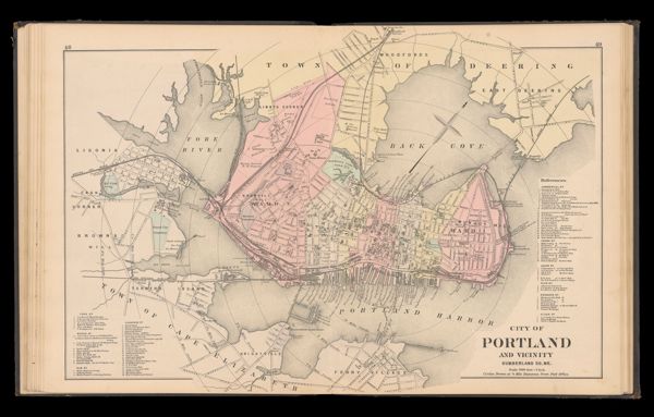 City of Portland and Vicinity Cumberland Co. Me.