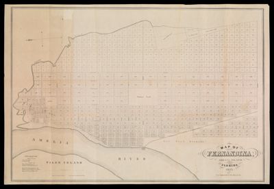 Map of Fernandina, Amelia Island, Florida