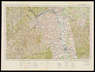 Carte de France et des Frontieres