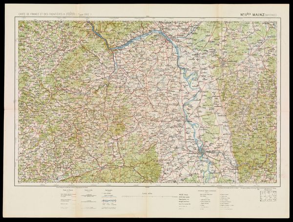 Carte de France et des Frontieres