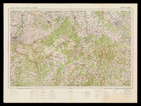 Carte de France et des Frontieres