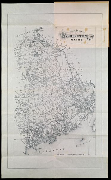 Map of Washington County Maine