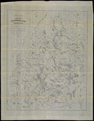 Map of Moosehead Lake and Northern Maine Embracing the Headwaters of the Penobscott, Kennebec, and St. John Rivers