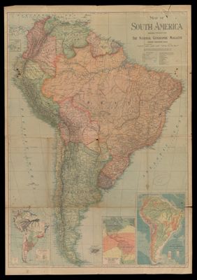 Map of South America