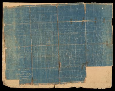Plan of Survey of land of Bodwell and Allen