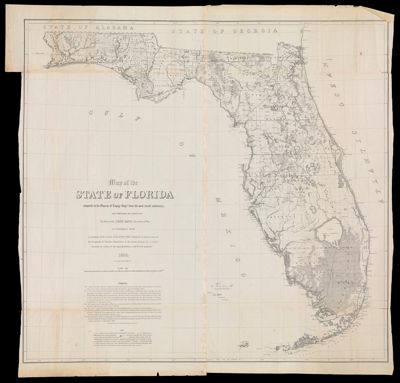 Map of the State of Florida