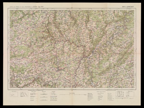 Carte de France et des Frontieres