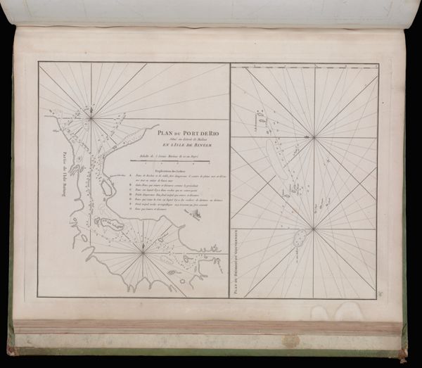 Plan du Port de Rio situe au detroit de Malaca en lIsle de Bintam