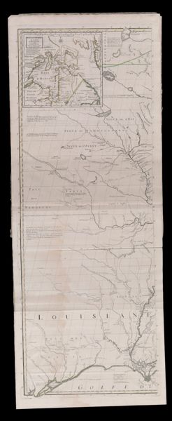 Amerique Septentrionale avec les Routes Distances en miles Villages et Establissements François en Anglois Par le Docteur Mitchel Traduit de l'Anglois / North America So Doctor Michel zu London in 1777 ten jahr ausgegeben jetzt aber in das franzosische ubersetzet zu Paris / Nouvelle Carte de la Baye D'Hudson et de Labrador selon les dernieres Cartes Levée sur les lieux [Part 1]