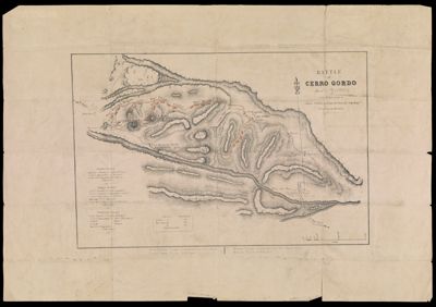 Battle of Cerro Gordo, April 17th & 18th, 1847 from surveys made by Major Turnbull & Capt. McCllelan, Topl.