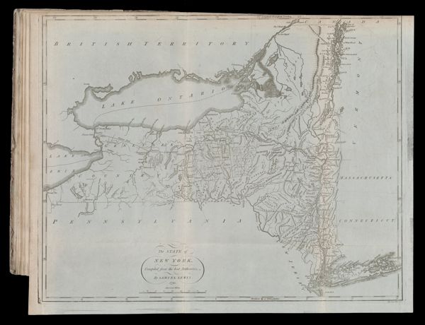 The State of New York, Compiled from the best Authorities, By Samuel Lewis. 1795.