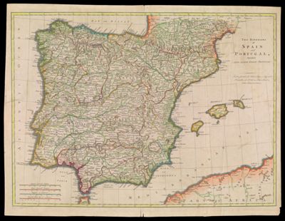 The Kingdoms of Spain and Portugal, divided into their Great Provinces