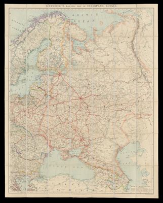 Stanford's Railway Map of European Russia.