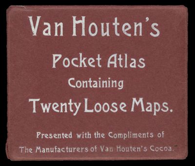 Van Houten's Pocket Atlas containing twenty loose maps.