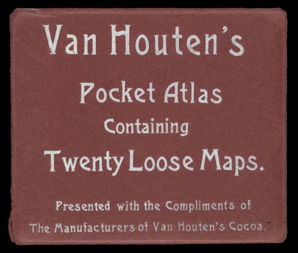 Van Houten's Pocket Atlas containing twenty loose maps.
