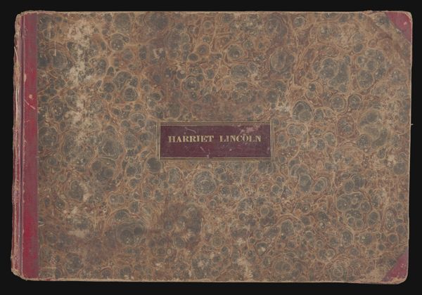 [Harriet Lincoln map sketch book Front cover]