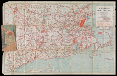 Road Map of Southern New England