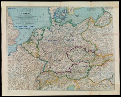 Germany and its Approaches with International Boundaries as of September 1, 1939, the day Germany invaded Poland and, in red, Boundaries as of January 1, 1938, before Germany seized Austria and Czechoslovakia. Compiled and Drawn in the Cartographic Section of the National Geographic Society for the National Geographic Magazine Gilbert Grosvenor, editor. James M. Darley, chief cartographer...