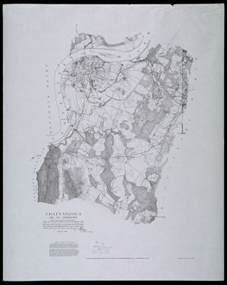Selected Civil War maps, reproduced from originals made by the U.S. Coast Survey, 1861-65Plate 14: Chattanooga and its Approaches