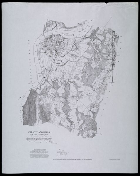 Selected Civil War maps, reproduced from originals made by the U.S. Coast Survey, 1861-65Plate 14: Chattanooga and its Approaches