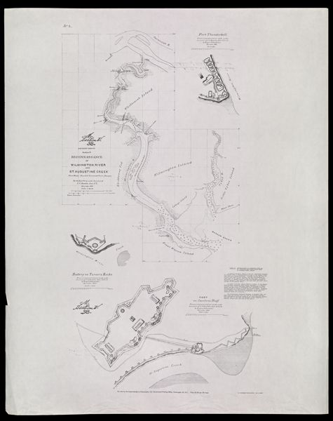 Selected Civil War maps, reproduced from originals made by the U.S. Coast Survey, 1861-65Plate 19: Reconnaissance of wilmington River and St. Augustine Creek from Wausau Sound to Savannah River, Georgia