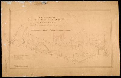 Plan of the Town of Charlestown in the County of Middlesex. This survey and plan was made in August 1830, under direction of the selectmen, conformable to resolves of the Legislature passed March 1st 1830 by John G. Hales, Surveryor.